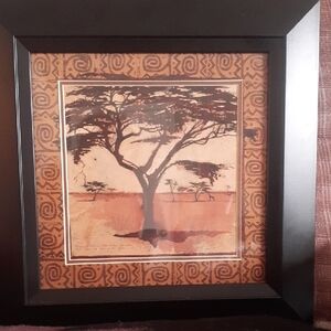 Professionally framed Serengeti Park Illustration & Drawing Of Eastern Africa